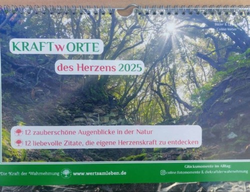 Wandkalender KRAFTwORTE des Herzens 2025